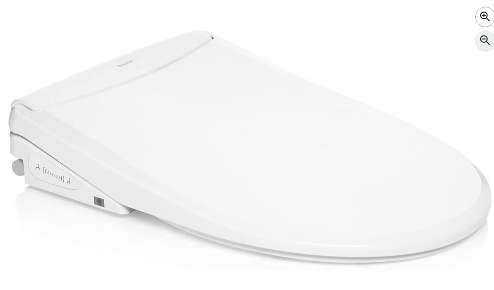 Brondell Swash T44-RW Thinline Electric Bidet Seat Round Open Box